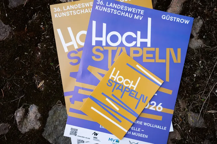 Інсталяція Дарія Габрук на виставці Hochstapeln у місті Ґюстров