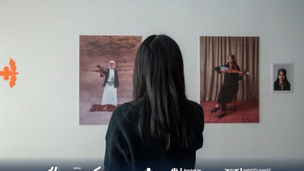 Jemenitische Gemälde und visuelle Werke in der Ausstellung „Jemen durch die Augen seiner Jugend” in Berlin
— Foto: privat