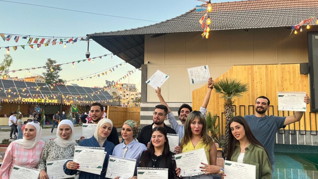 Zertifikatsverleihung für Generation 1 der Amal News Journalistenschule Foto: Julia Gerlach
