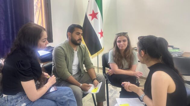Intensive Diskussion um journalistische Standards, Pressefreieheit und die Frage: Welche Medien braucht Syrien? Foto: Aboud Omaren