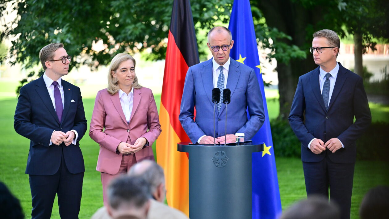 Personellen Veränderungen in Regierung und CDU. Foto: Sebastian Gollnow/dpa +++ dpa-Bildfunk +++