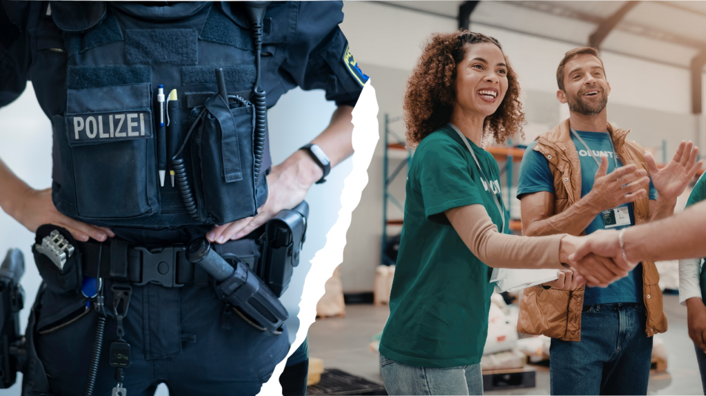 برنامه احزاب برلین درباره امنیت شهر Foto: epd- bild/Tim Wegner & Canva pro
