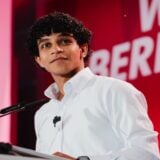 Shady Boshra auf dem Landesparteitag der SPD.