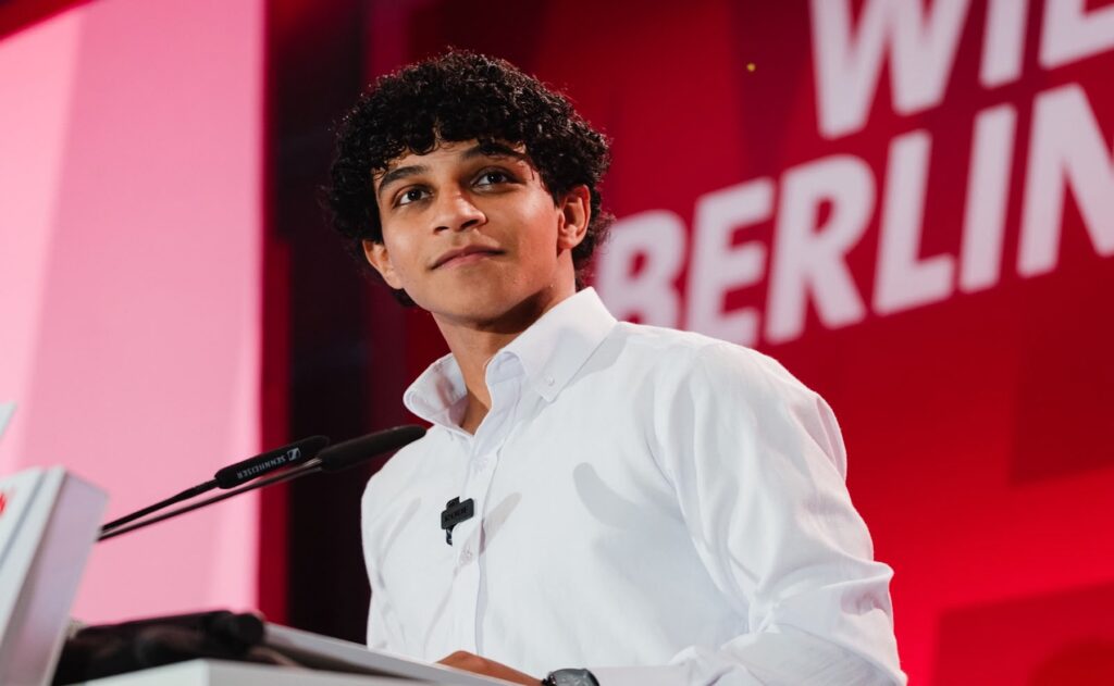 شادي بشرى في المؤتمر العام لحزب SPD / برلين
 (Foto: SPD)
