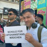 اعتراض در فرانکفورت هم‌زمان با پنجمین سال حاکمیت طالبان