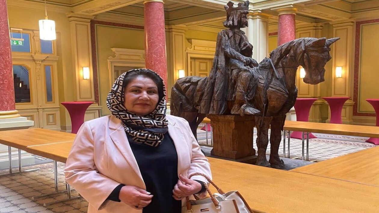 گل‌غوتی تلاش، رئیس انجمن «زنان مبتکر افغان» در مگدبورگ: «آیا ما پس از انتخابات در زاکسن‌آنهالت هنوز در امنیت خواهیم بود؟» Foto: Privat