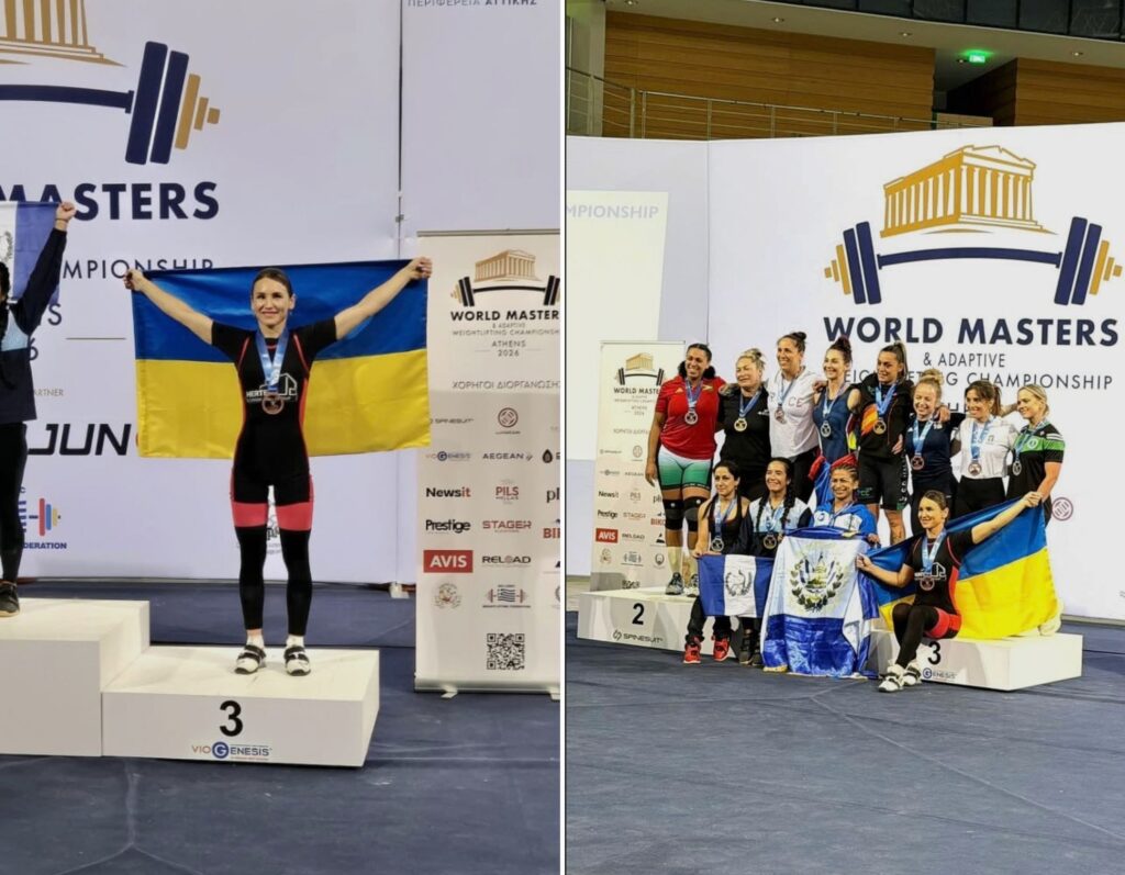 Українка Олександра  Лубінецька посіла третє місце на Чемпіонаті світу з важкої атлетики. Фото надала спортсменка