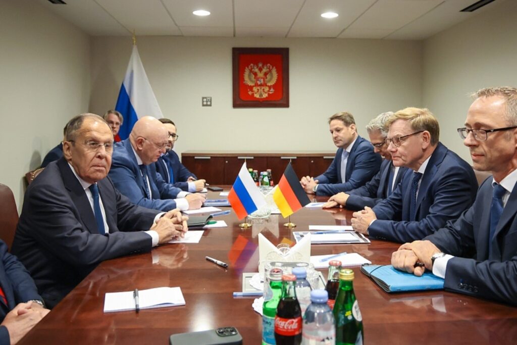 Зустріч Йоганна Вадефуля та Сергія Лаврова © МЗС РФ 