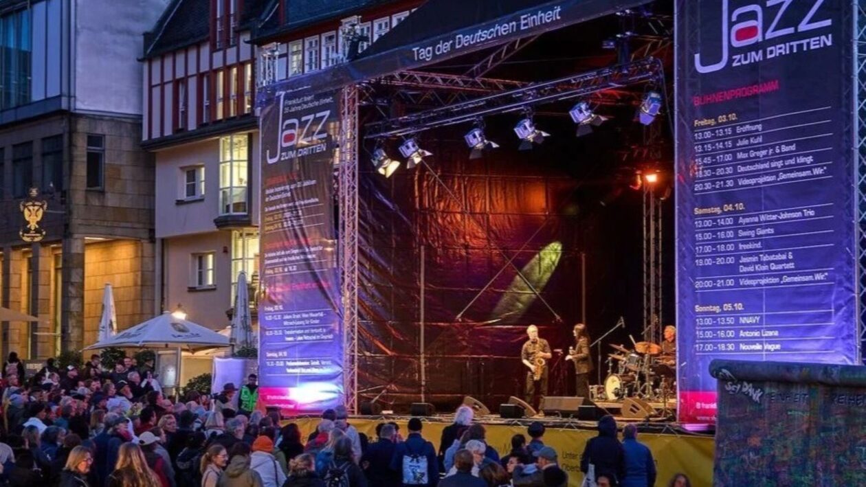 صورة للمهرجان العام الماضي في ساحة الرومر. Foto: visitfrankfurt