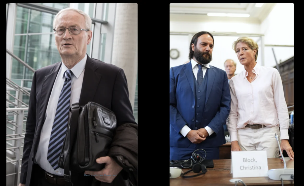 سمت راست: کریستینا بلوک، بازرگان آلمانی. Foto: Marcus Brandt/dpa Pool/dpa
سمت چپ: اوگوست هانینگ، رئیس پیشین سازمان اطلاعات خارجی آلمان (BND). Foto: Michael Kappeler/dpa